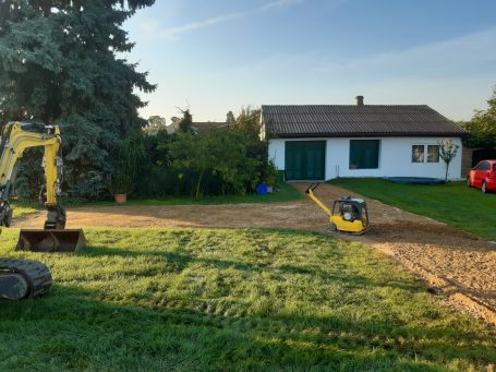 Hauszufahrt planieren Hauszufahrt planieren